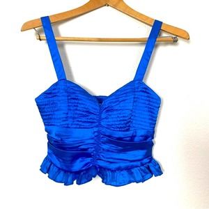 BOG Collective Blue Top NWT